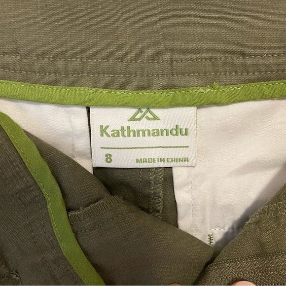 Kathmandu Women’s Olive Green Lightweight Shorts Size 6 - Picture 6 of 10